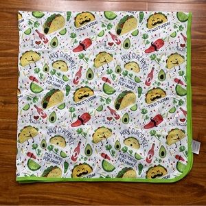 Like New BapronBaby Taco Party Splash Mat Waterproof Catch-All Highchair Mat